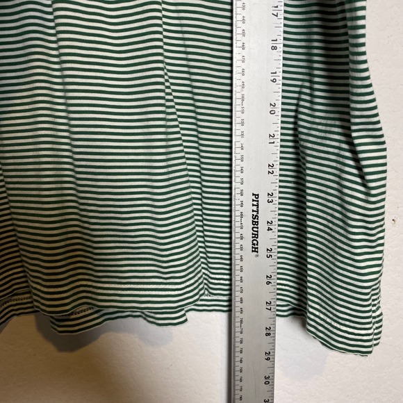 Clubhouse Collection Masters Green Stripe Golf Polo Shirt Mens Large Logo Preppy - Picture 5 of 8